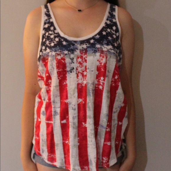 Rock & Republic Tops - American Flag Tank Top